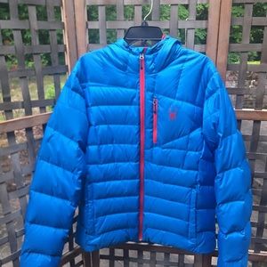 Men’s Size Large Spyder Blue Puffer Jacket